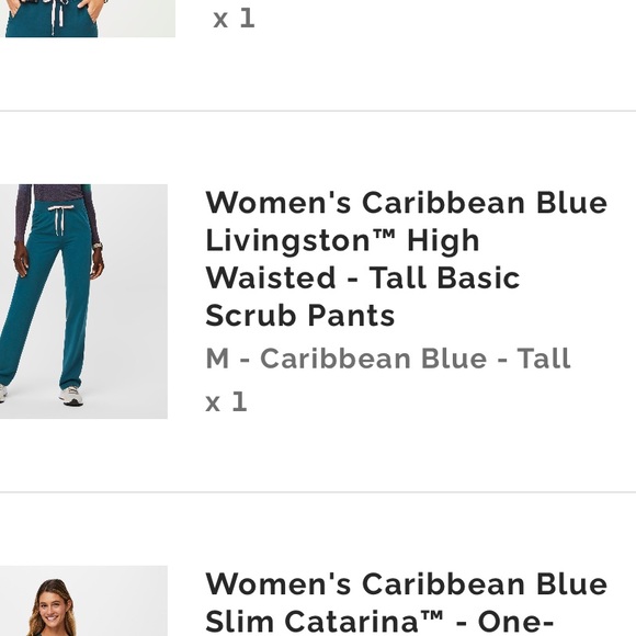 Medium Tall FIGS scrub pants - Picture 1 of 4